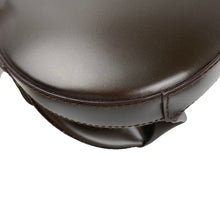 画像をギャラリービューアに読み込む, LOEWE VINTAGE LOGO LEATHER ROUND SHOULDER BAG BROWN - 01491