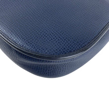 Load image into Gallery viewer, CHRISTIAN DIOR NAVY GOLD HARDWARE LEATHER VINTAGE SHOULDER BAG - 01485
