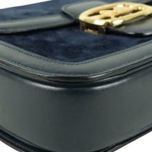 Load image into Gallery viewer, CELINE Suede Carriage Navy Shoulder Bag - 01353
