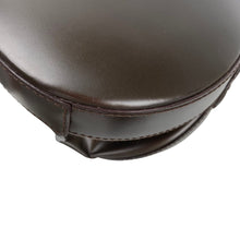 画像をギャラリービューアに読み込む, LOEWE VINTAGE LOGO LEATHER ROUND SHOULDER BAG BROWN - 01491
