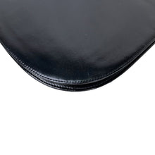Load image into Gallery viewer, Yves Saint Laurent LIZARD SEMICIRCLE BLACK SHOULDER BAG - 01502