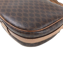Load image into Gallery viewer, CELINE BAG SHOULDER POCHETTE MACADAM FLAP PVC LEATHER M13 BROWN -01468
