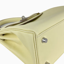 Load image into Gallery viewer, Hermes Kelly 25 Swift Inside stitching Jaune Milton Silver Hardware W Stamp 2024 2Way Handbag - 01476