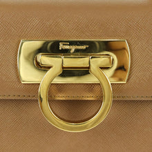 Load image into Gallery viewer, Salvatore Ferragamo Gancini Dark Brown 2 Way Bag - 01359