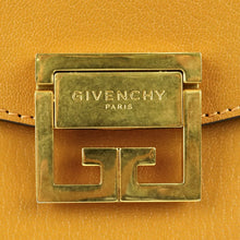 Load image into Gallery viewer, GIVENCHY Calfskin Small GV3 Shoulder Bag Amber Mastic - 01414