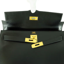 Load image into Gallery viewer, HERMES Kelly 32 Outside Sewing Square E Y2001 Box Black - 01376