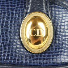 Load image into Gallery viewer, Christian Dior Navy Mini 2 Way Bag - 01225