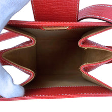 Load image into Gallery viewer, LOEWE SHOULDER BAG LOGO EMBOSSED LEATHER RED - 01498