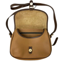 Load image into Gallery viewer, LOEWE ANAGRAM SHOULDER BAG BROWN LEATHER EMBOSSED - 01478