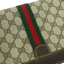Load image into Gallery viewer, Gucci Clutch GG Canvas PVC Brown - 01438