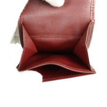 Load image into Gallery viewer, Cartier Must Line Square Bordeaux Coin Purse - 01297