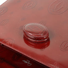 Load image into Gallery viewer, Cartier Happy Birthday Patent Leather Handbag Red - 01456