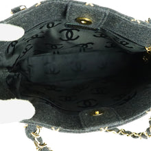 Load image into Gallery viewer, CHANEL Wild Stitch Wool Chain Tote Bag - 01371