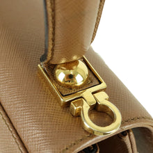 Load image into Gallery viewer, Salvatore Ferragamo Gancini Dark Brown 2 Way Bag - 01359