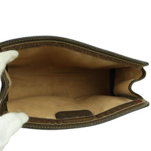 Load image into Gallery viewer, Gucci Clutch GG Canvas PVC Brown - 01438