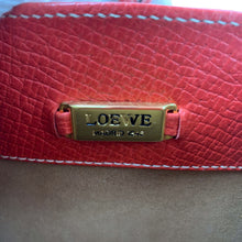 Load image into Gallery viewer, LOEWE SHOULDER BAG LOGO EMBOSSED LEATHER RED - 01498