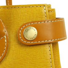 Load image into Gallery viewer, Burberry Leather Yellow Tote Bag - 01436