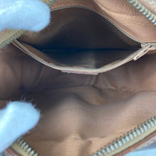 Load image into Gallery viewer, CELINE BAG SHOULDER POCHETTE MACADAM FLAP PVC LEATHER M13 BROWN -01468