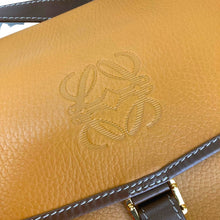 Load image into Gallery viewer, LOEWE ANAGRAM SHOULDER BAG BROWN LEATHER EMBOSSED - 01478