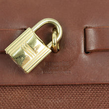 Load image into Gallery viewer, Hermes Toile H 2 Way Bag Brown E Mark - 01453
