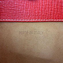 Load image into Gallery viewer, LOEWE SHOULDER BAG LOGO EMBOSSED LEATHER RED - 01498