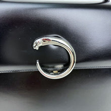 Load image into Gallery viewer, CARTIER PANTHER SLIVER HARDWARE HANDBAG LEATHER - 01507