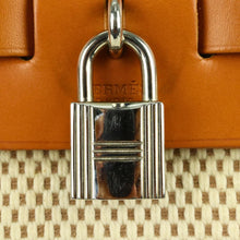 画像をギャラリービューアに読み込む, Hermes Ale Bag PM F engraved Toile Officier/Toile GM Natural Silver Hardware 2WAY Bag - 01415