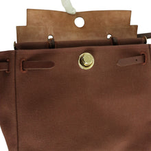 Load image into Gallery viewer, Hermes Toile H 2 Way Bag Brown E Mark - 01453