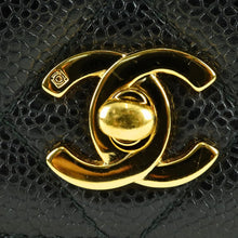 Load image into Gallery viewer, Chanel Black Caviar Leather Vintage Shoulder Bag - 01373