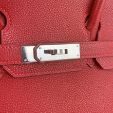 Load image into Gallery viewer, HERMES BIRKIN 30 TOGO SILVER BUCKLE SQUARE H - 01492