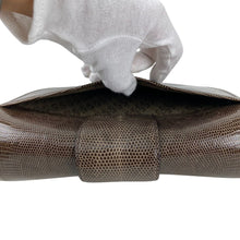 Load image into Gallery viewer, Yves Saint Laurent LIZARD LEATHER SHOULDER BAG POCHETTE SACOCHE - 01487
