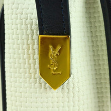 Load image into Gallery viewer, YSL Yves Saint Laurent Leather Gold Logo Shoulder Bag -01393