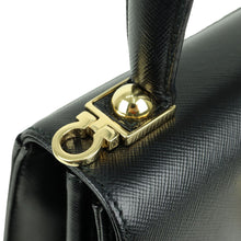 Load image into Gallery viewer, Salvatore Ferragamo Gancini Black Handle Bag - 01319