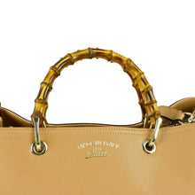 Load image into Gallery viewer, Gucci Bamboo Shopper Leather Tote Bag - 01411