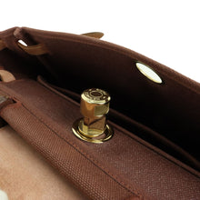 Load image into Gallery viewer, Hermes Toile H 2 Way Bag Brown E Mark - 01453