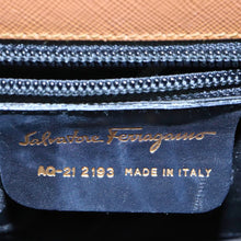 Load image into Gallery viewer, Salvatore Ferragamo Gancini Dark Brown 2 Way Bag - 01359
