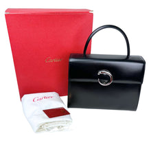 Load image into Gallery viewer, CARTIER PANTHER SLIVER HARDWARE HANDBAG LEATHER - 01507