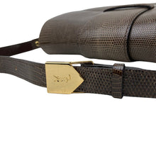 Load image into Gallery viewer, Yves Saint Laurent LIZARD LEATHER SHOULDER BAG POCHETTE SACOCHE - 01487