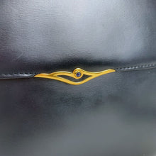 Load image into Gallery viewer, CARTIER HANDBAG SAPPHIRE LINE CALF LEATHER BLACK - 01506