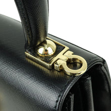Load image into Gallery viewer, Salvatore Ferragamo Gancini Black Handle Bag - 01319
