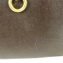 Load image into Gallery viewer, Celine Round Gold Buckle Brown Shoulder Bag - 01346