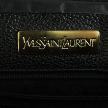 Load image into Gallery viewer, Yves Saint Laurent shoulder bag YSL gold hardware logo embossed Cassandra crossbody leather leather black - 01386