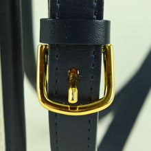 Load image into Gallery viewer, YSL Yves Saint Laurent Leather Gold Logo Shoulder Bag -01393