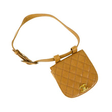 Load image into Gallery viewer, Chanel Caviar Skin Waist Bag Brown Body Bag - 01370