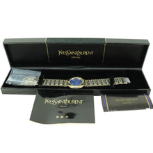 Load image into Gallery viewer, Yves Saint Laurent 4620-E60957 Gold Navy Dial Watch - 01356
