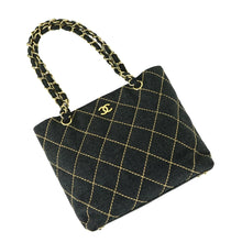 Load image into Gallery viewer, CHANEL Wild Stitch Wool Chain Tote Bag - 01371