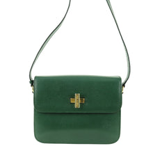 Load image into Gallery viewer, CELINE Green Vintage Shoulder Bag - 01351