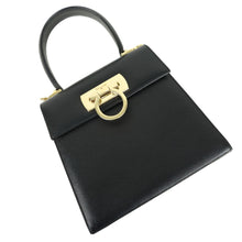 Load image into Gallery viewer, Salvatore Ferragamo Gancini Black Handle Bag - 01319