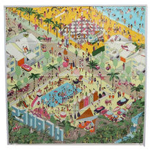 Load image into Gallery viewer, Hermes Carre 90 On the Beach Yellow Scarf - 01256