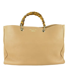 Load image into Gallery viewer, Gucci Bamboo Shopper Leather Tote Bag - 01411